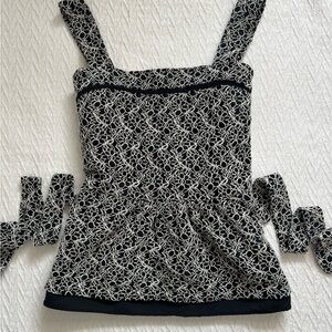 Banana Republic Black and White Lace Camisole